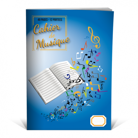 Carnet de musique: cahier portee musicale pour musiciens et chanteurs I  Convient pour l'écriture de partitions (A4) avec 12 lignes par page I Une